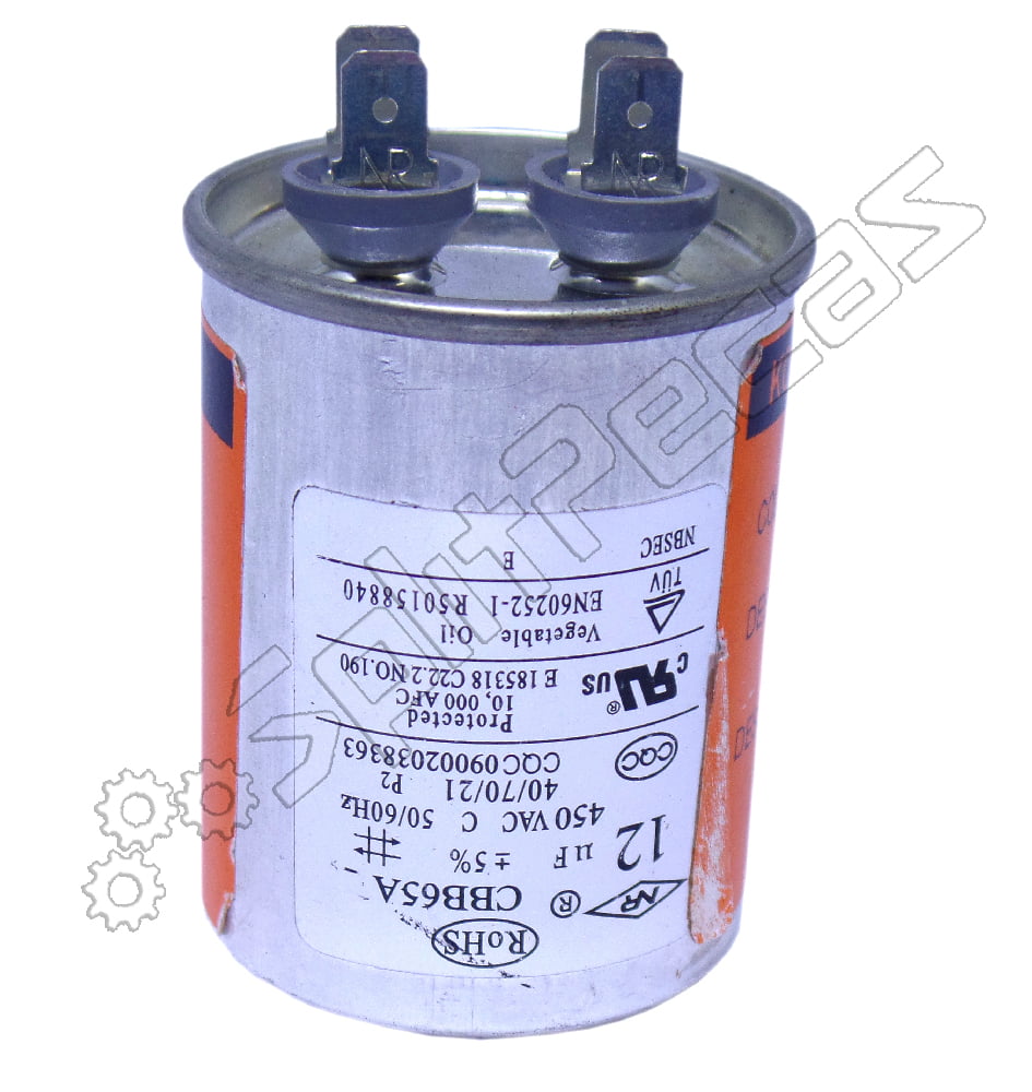Capacitor de Partida  do Compressor Komeco 12 MF + 5%  SH 450 VAC  0200321218