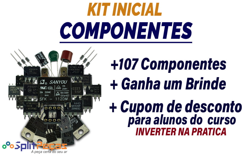 Kit Básico De Componentes para Consertos Placas Ar Cond