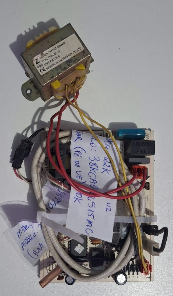 Kit Placa Principal da Evaporadora Midea Completa 22.000 Btus (Recondicionada)