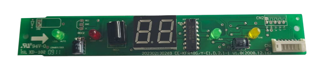 Placa Display da Evaporadora Midea Elite 220v 18.000 a 30.000 BtusSKU 202302130269Placa Display Midea 