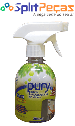 Pury 250ml Bactericida Limpeza Higienização para Geladeiras e Freezer  