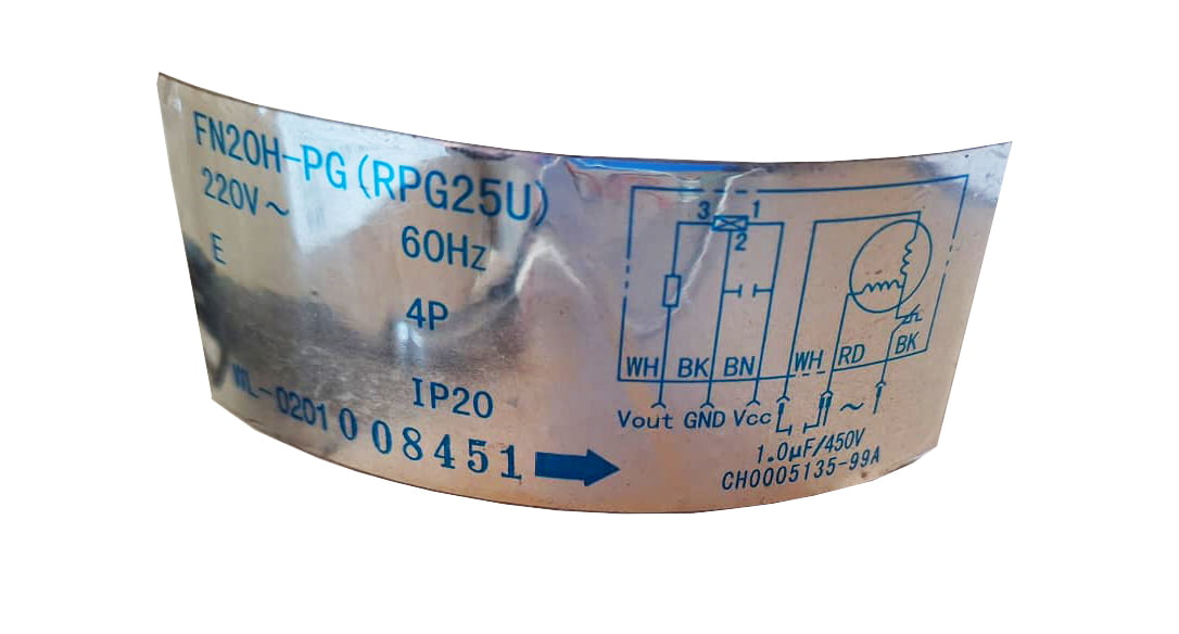 Motor Ventilador da Evaporadora Gree 18.000 Btus Usado WL-012008451Motor Evaporadora GREE