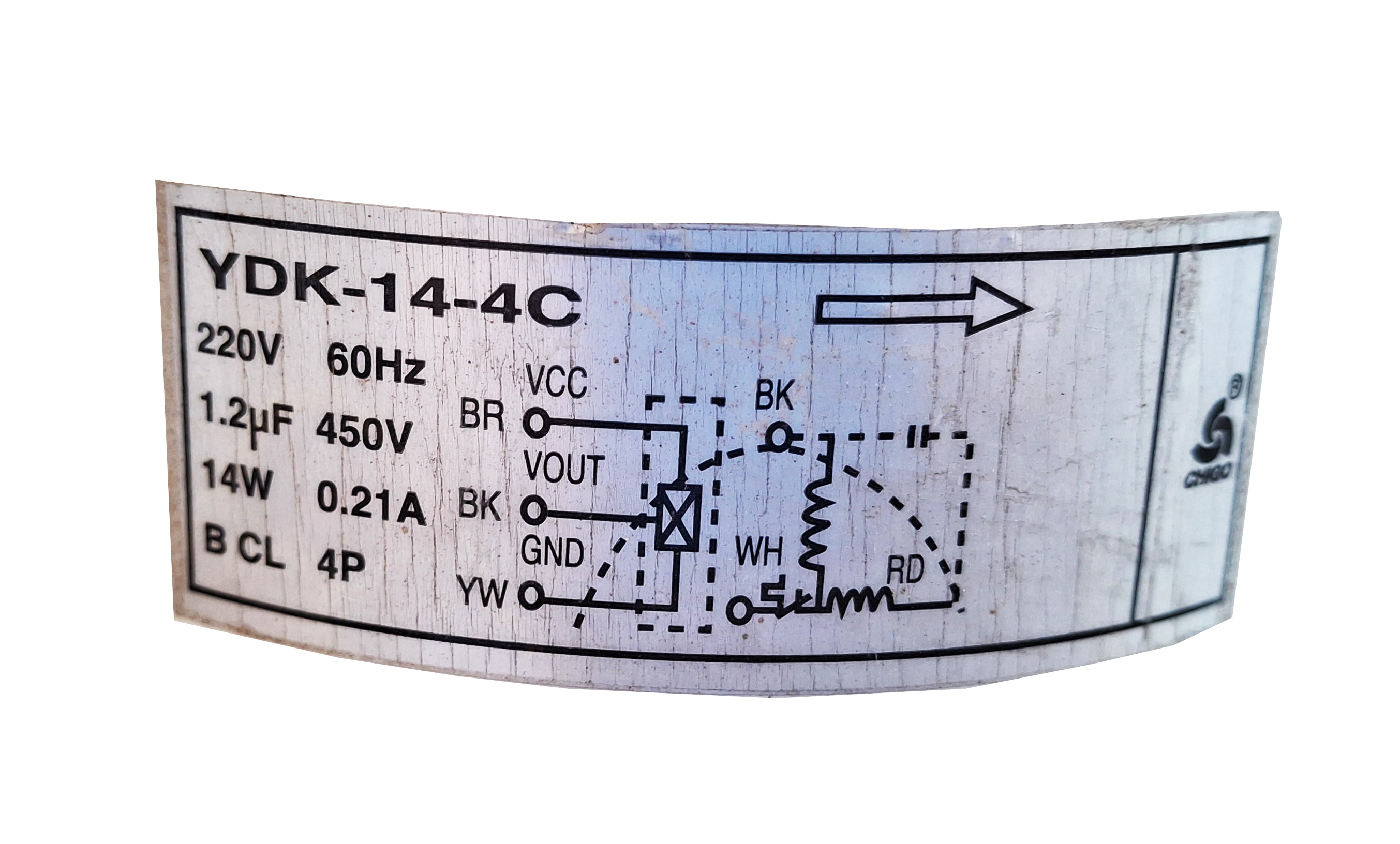Motor Ventilador da Evaporadoraa Komeco 0200321027 UsadoMotor Evaporadora KOMECO