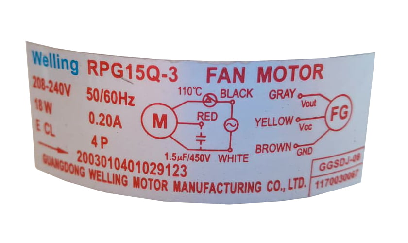 Motor Ventilador Hitachi 12.000 Btus UsadoMotor Evaporadora