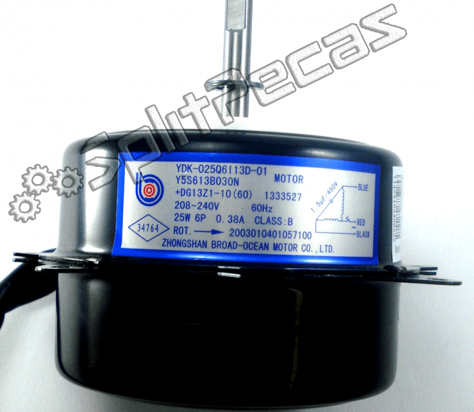Motor Ventilador Condensadora Brastemp Consul  7,9 E 12 Btus   W10275385