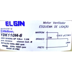 kit Motor Ventilador da Condensadora Split Elgin 18.000 a 80000 220V 447111
