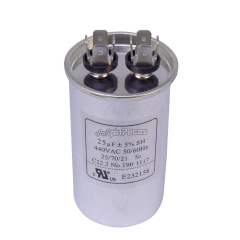 Capacitor de Partida do Compressor 25+2.5uf ±5% SH 450VAC 50/60 HZ (3 Terminais)