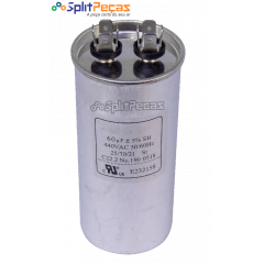 Capacitor de Partida do Compressor 60uF + 5% SH 440VAC 50/60 HZ (2 Terminais)