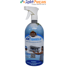 Air Shield 1 Litro Bactericida Limpeza Higienização para Ar Condicionado