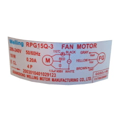 Motor Ventilador Hitachi 12.000 Btus Usado